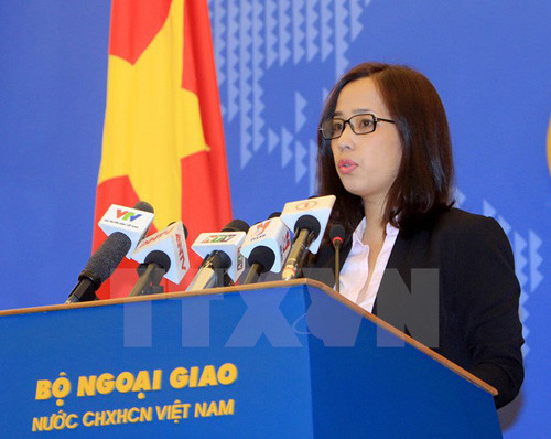 Việt  Nam yêu cầu Trung Quốc chấm dứt hoạt động cải tạo ở Trường Sa