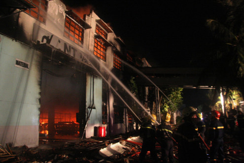 TP.HCM: Đám cháy tại công ty SamHo đã được dập tắt