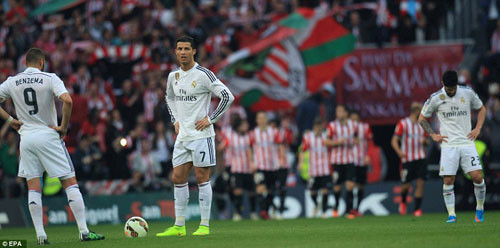 Bilbao- Real 1-0: Kền kền trắng đối diện nguy cơ mất ngôi nhất bảng