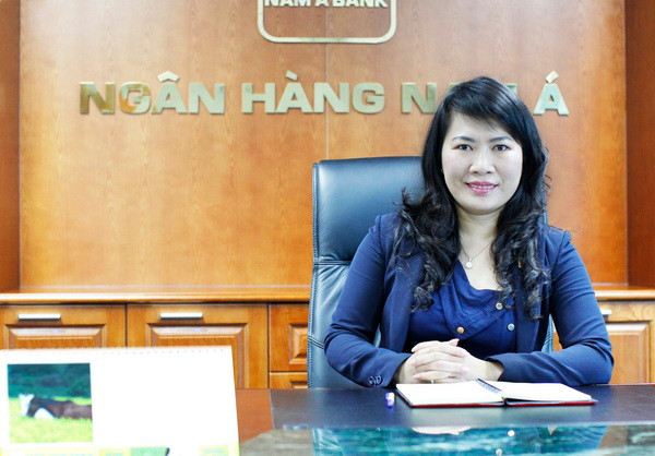 Bà Lương Thị Cẩm Tú, Phó Tổng Giám đốc Thường trực Nam A Bank