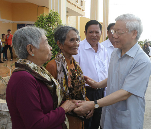Tổng Bí thư Nguyễn Phú Trọng thăm, làm việc tại tỉnh Sóc Trăng
