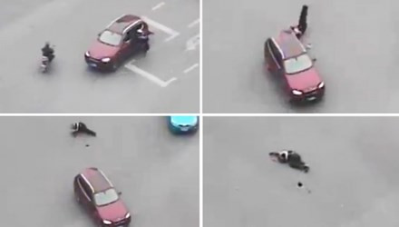 Phẫn nộ tài xế BMW cán chết cảnh sát giao thông khi bị nhắc nhở phạm luật