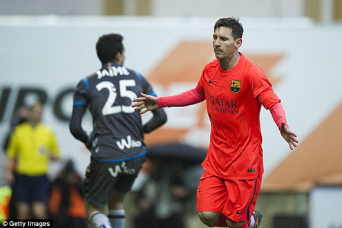 Messi tỏa sáng giúp Barca đánh bại Eibar