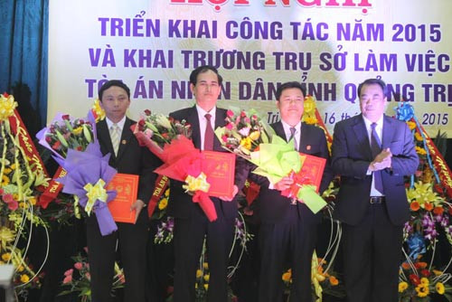 TAND 2 cấp tỉnh Quảng Trị: Năm 2015, đẩy nhanh tiến độ, nâng cao chất lượng xét xử