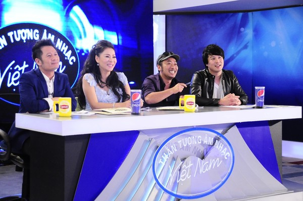 Bộ tứ quyền lực của Vietnam Idol biểu cảm 