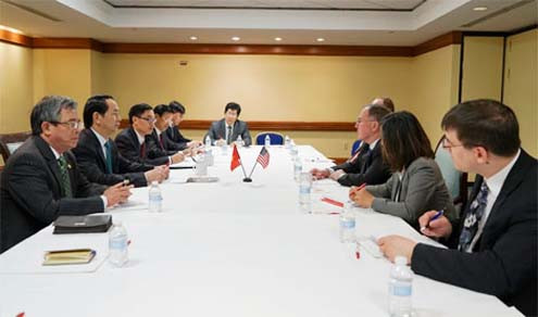 Bộ trưởng Trần Đại Quang tiếp kiến nhiều quan chức cấp cao Chính phủ Hoa Kỳ