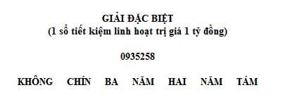 Khách hàng của Agribank trúng giải thưởng 1 tỷ đồng