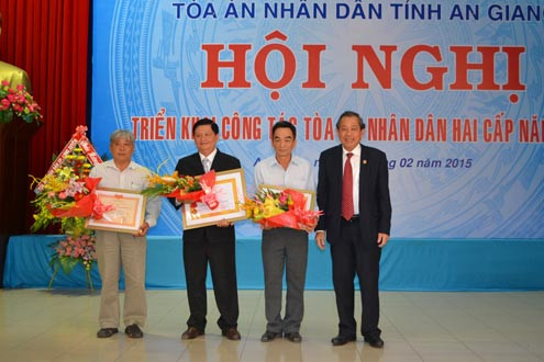 TAND 2 cấp tỉnh An Giang thực hiện có hiệu quả nhiệm vụ cải cách tư pháp