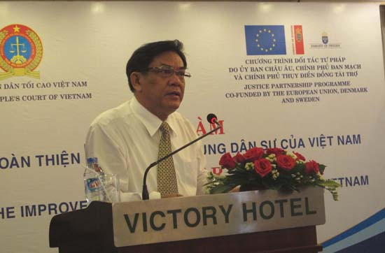 Tọa đàm về hoàn thiện pháp luật  tố tụng dân sự Việt Nam