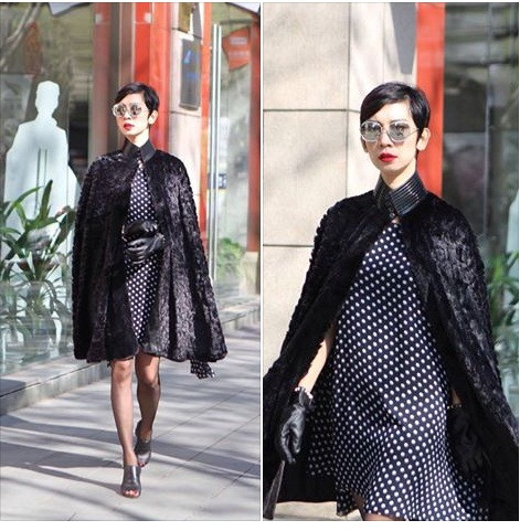 Siêu mẫu Xuân Lan mặc sành điệu chỉ đạo catwalk ở Thượng Hải