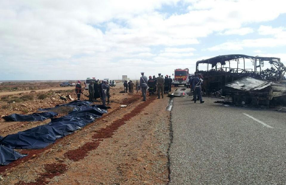 Morocco: Tai nạn xe bus kinh hoàng, 33 người thiệt mạng