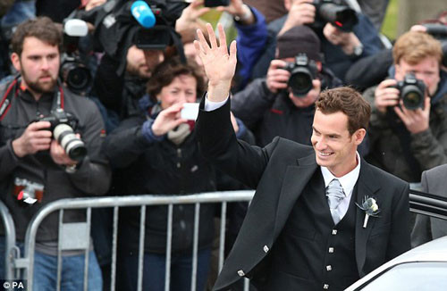 Toàn cảnh lễ cưới của tay vợt số 1 nước Anh Andy Murray