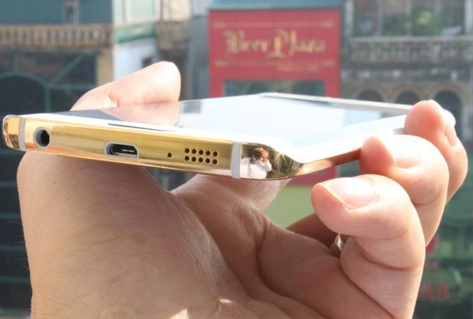 Galaxy S6 và S6 Edge mạ vàng 24k tại Việt Nam