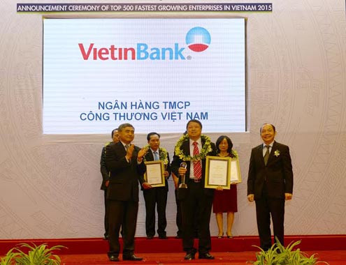 VietinBank vào Top 50 Doanh nghiệp tăng trưởng xuất sắc