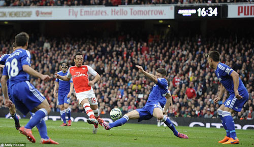 Cận cảnh Chelseal lần thứ 13 bất bại trước Arsenal