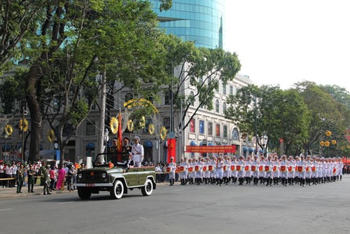 Lễ mít tinh, diễu binh, diễu hành kỷ niệm 40 năm Ngày giải phóng miền Nam, thống nhất đất nước    