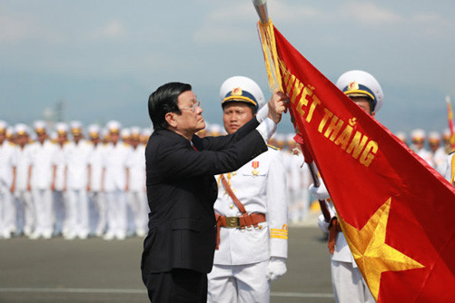Chủ tịch nước dự lễ kỷ niệm 60 năm thành lập Hải quân Nhân dân Việt Nam 