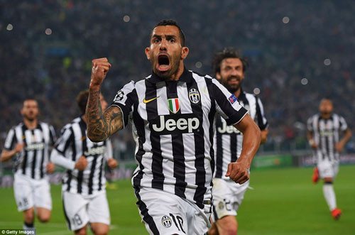 Cận cảnh Juventus – Real 2-1: Lão bà thắng trên đôi chân Tevez