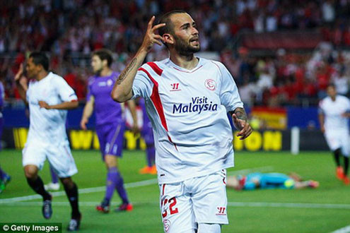 Kết quả lượt đi bán kết  Europa League: Sevilla thắng Fiorentina 3-0