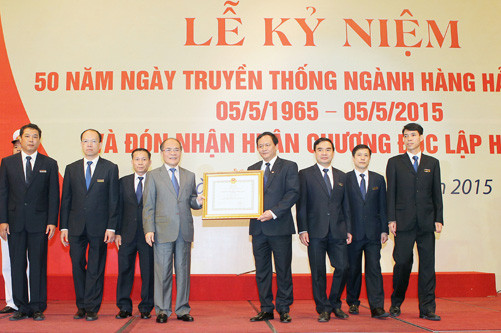 Chủ tịch Quốc hội dự lễ kỷ niệm 50 năm Ngày truyền thống ngành Hàng hải Việt Nam 