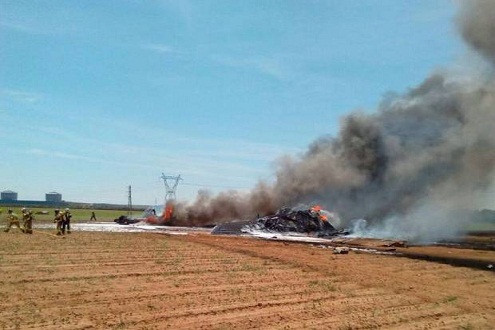Tây Ban Nha: Máy bay vận tải quân sự gặp nạn, 4 người thiệt mạng