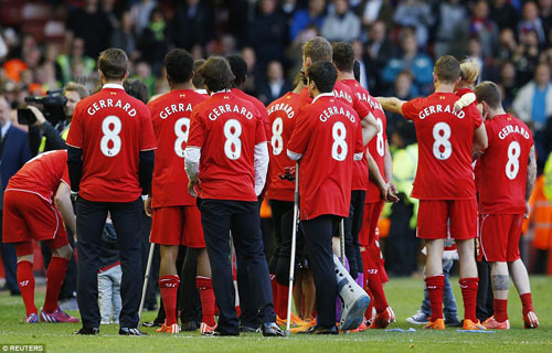 Cận cảnh trận đấu cuối cùng của Steven Gerrard trên sân Anfield
