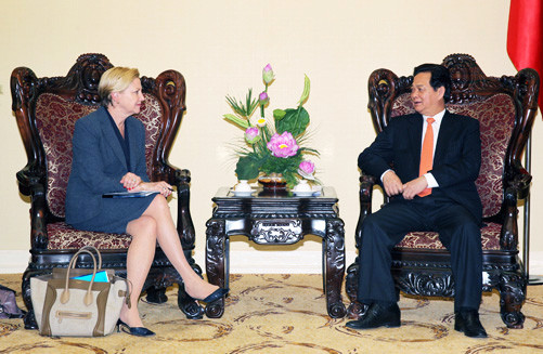 Thủ tướng Nguyễn Tấn Dũng tiếp lãnh đạo Tập đoàn Dupont - Hoa Kỳ