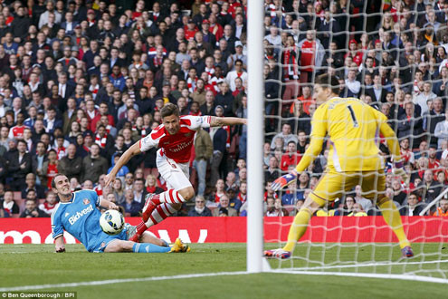 Cận cảnh Arsenal bị Sunderland cầm chân trên sân Emirates