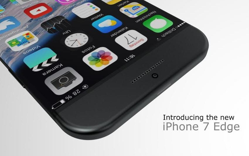 Ý tưởng thiết kế iPhone 7 Edge ra mắt năm sau