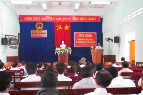 TAND tỉnh Kon Tum tổ chức Hội nghị sơ kết 6 tháng đầu năm 2015