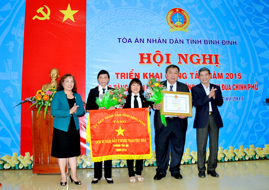 TAND huyện An Lão, tỉnh Bình Định: Giải quyết các loại án đạt tỷ lệ 100%