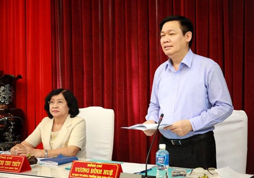 Trưởng Ban Kinh tế Trung ương làm việc với Thường trực Tỉnh ủy Tây Ninh