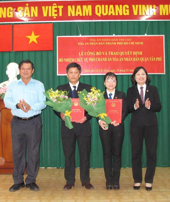 TAND TP. Hồ Chí Minh: Công bố và trao quyết định bổ nhiệm chức vụ lãnh đạo