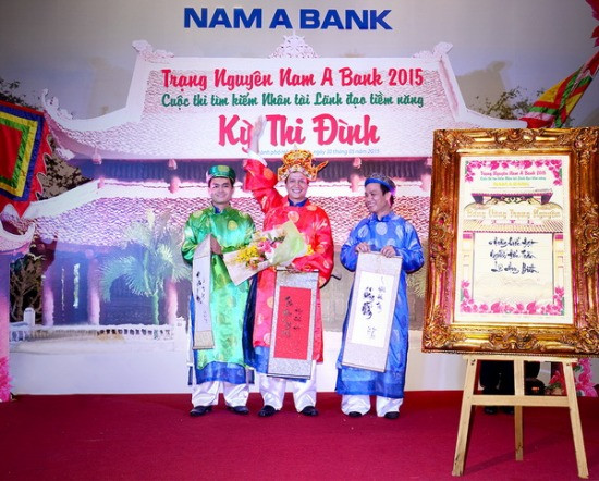 Hoàng Quốc Đạt đạt giải Trạng nguyên Nam A Bank 2015