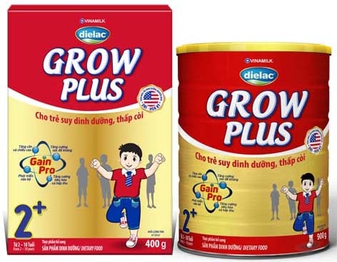 Dielac Grow Plus - Đặc chế cho trẻ suy dinh dưỡng thấp còi