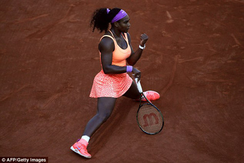 Lội ngược dòng thành công, Serena Williams vào chung kết Giải Roland Garros