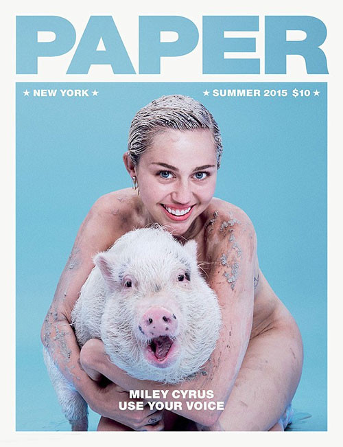 Tin giải trí ngày 9/6: Miley Cyrus ôm lợn trên tạp chí, SNSD thay đổi kiểu tóc