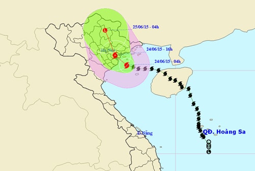 Bão số 1 có khả năng mạnh thêm trước khi đổ bộ vào Quảng Ninh - Thái Bình 