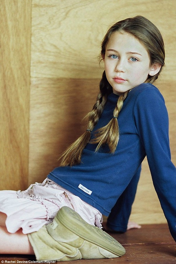 Miley Cyrus xinh như thiên thần vào năm 11 tuổi