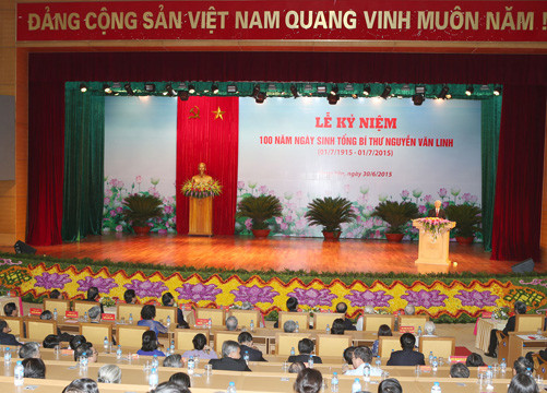 Kỷ niệm trong thể 100 năm ngày sinh Tổng Bí thư Nguyễn Văn Linh