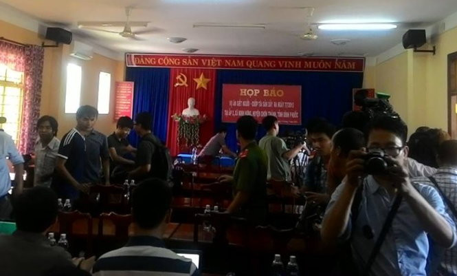 Chi tiết buổi họp báo công bố kết quả điều tra vụ thảm sát ở Bình Phước