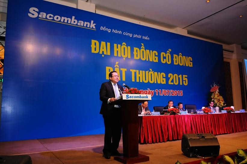 Sacombank tổ chức đại hội đồng cổ đông bất thường 2015