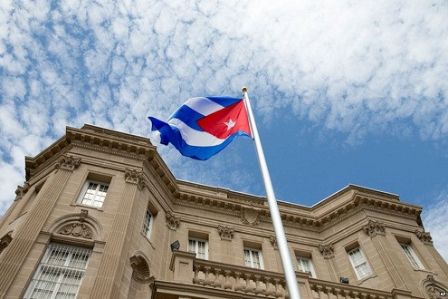 Lễ thượng cờ Cuba tại Washington, một khoảnh khắc ấn tượng