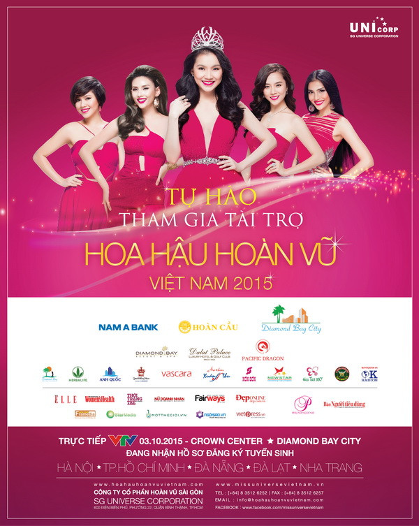 5 lý do để tham dự Hoa hậu Hoàn Vũ Việt Nam 2015