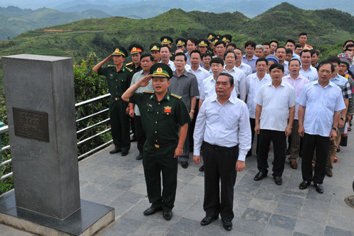 Đồng chí Lê Hồng Anh thăm và làm việc tại tỉnh Hà Giang 