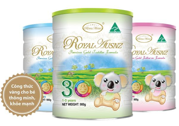 Sữa Royal Ausnz được vinh danh sản phẩm, dịch vụ tốt cho gia đình và trẻ em