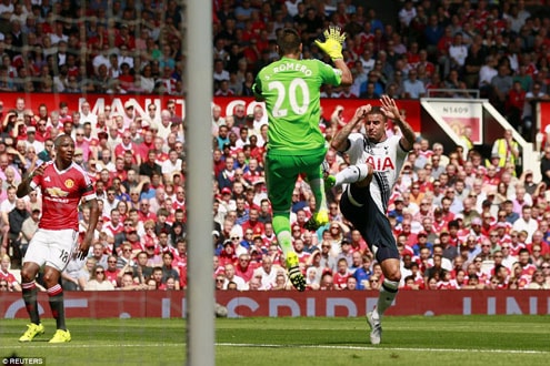 Man Utd- Tottenham 1-0: Quỷ đỏ thắng nhờ may mắn