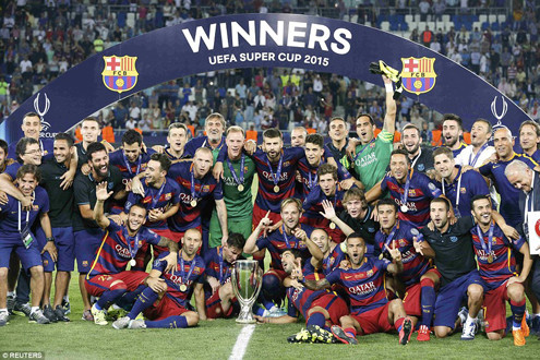 Messi lập cú đúp, Barcelona đoạt Siêu cúp châu Âu đầy kịch tính