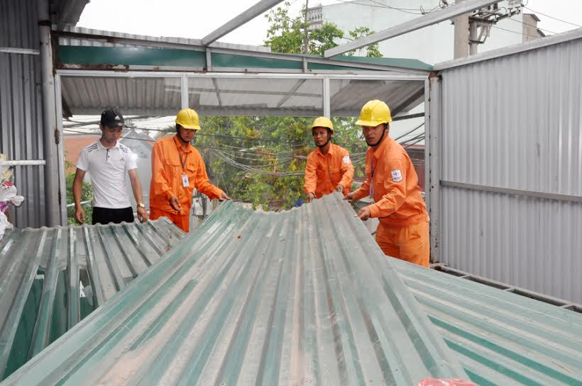 EVN Hà Nội với công tác đảm bảo an toàn điện mùa mưa bão