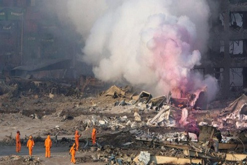 Vụ nổ ở Thiên Tân: Sơ suất của lính cứu hỏa khiến vụ nổ nghiêm trọng hơn